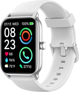 Smart Watch for Men Women with Bluetooth Call, Alexa Built-in 1.8" Blood Oxygen Heart Rate Sleep Fitness Watch, 105+ Sports Modes Smartwatch, Activity Tracker for Android iOS Phone